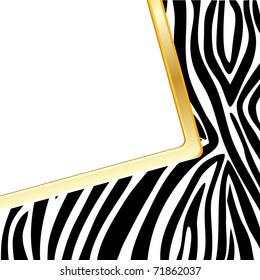 Zebra pattern vector