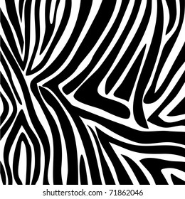 Zebra pattern vector