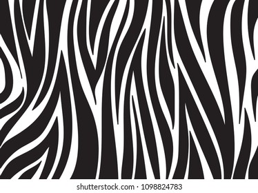 Zebra Pattern Vector Animals Background Stock Vector (Royalty Free ...