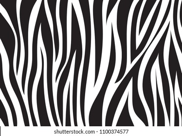 Zebra Pattern Vector Background Stock Vector (Royalty Free) 1100374577 ...