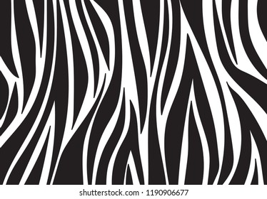 Zebra Pattern Vector Background Stock Vector (Royalty Free) 1089269759