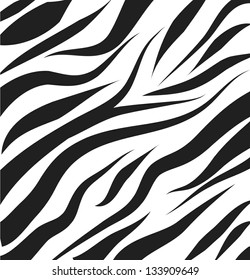 Zebra pattern vector background