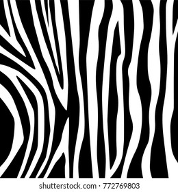 Zebra Stripes Seamless Pattern Stock Vector (Royalty Free) 165419711 ...