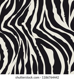  Zebra  pattern, Vector illustration.