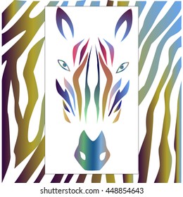 zebra pattern vector illustration