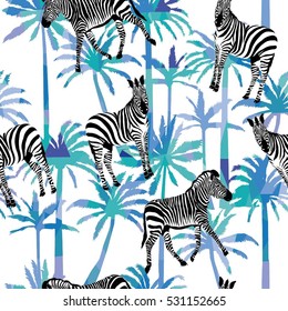Zebra pattern - vector, illustration