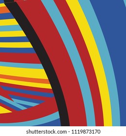 Zebra Pop Abstract Cor Listra Padrão de Moda, Verão Projeto Otimista, Arte Pele Animal