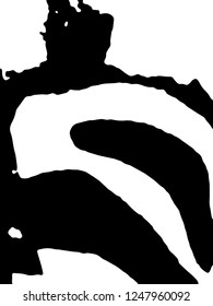 Zebra print, animal skin, tiger stripes, abstract pattern, line background, fabric. Amazing hand drawn vector illustration. Poster, banner. Black and white artwork, monochrome