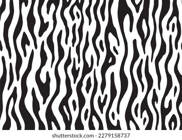 Zebra print concept pattern design. Vector illustration background.