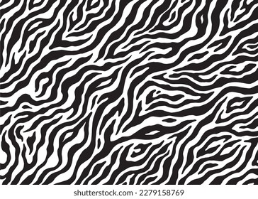 Zebra Print-Konzept Muster Design. Vektorgrafik-Hintergrund.