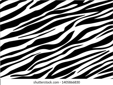 zebra print design vector hand drawn