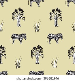 Zebra print enlarged