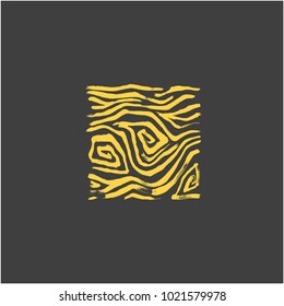 Zebra print / Hand drawn pattern illustrations - vector