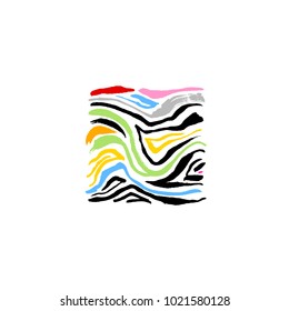 Zebra print / Hand drawn pattern illustrations - vector