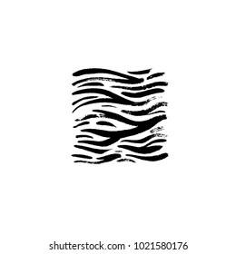 Zebra print / Hand drawn pattern illustrations - vector