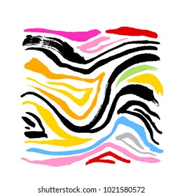 Zebra print / Hand drawn pattern illustrations - vector