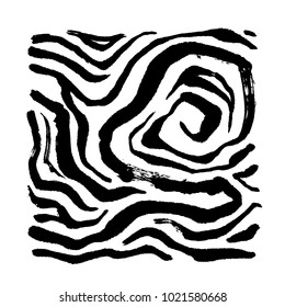 Zebra print / Hand drawn pattern illustrations - vector