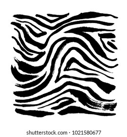 Zebra Print / Hand Drawn Pattern Illustrations - Vector