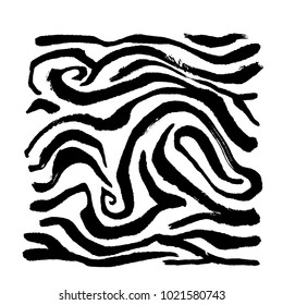 Zebra print / Hand drawn pattern illustrations - vector