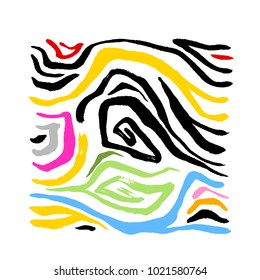 Zebra print / Hand drawn pattern illustrations - vector