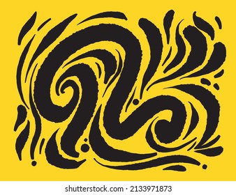 Impresión cebra - Ilustraciones de patrones dibujados a mano - vector