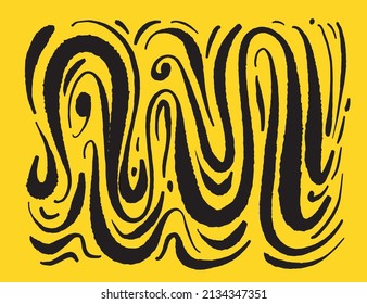 Zebra print - Hand drawn pattern illustrations - vector