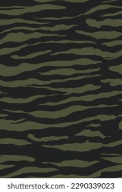 Impresión de cebra khaki fondo vector patrón animal sin costuras, rayas de cebra.