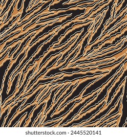 Zebra print lines seamless pattern