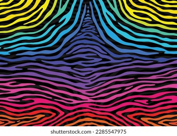 Zebra print pattern design. Vector illustration background.