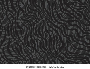 Zebra print pattern design. Vector illustration background.