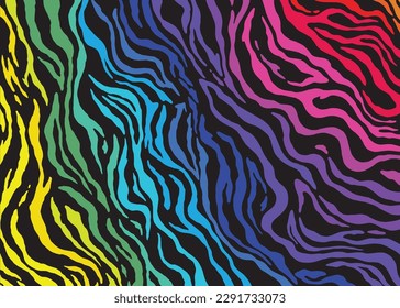 Zebra print pattern design. Vector illustration background.