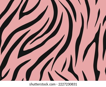 
Zebra print pink background seamless animal pattern on textile
