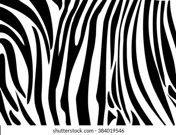 Zebra Print Zebra Stripes Black White Stock Vector (Royalty Free ...