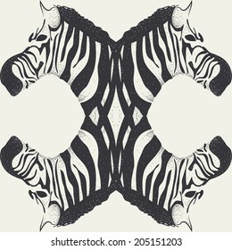 zebra print vector, Eps 10