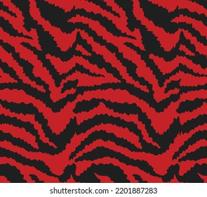 
zebra red background vector print seamless animal texture