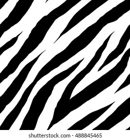 Zebra seamless pattern. Animal trendy fashion print