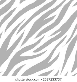 zebra seamless pattern. black and white stripped background. abstract organic pattern. vector background for fabric design, wrapping paper, textile and wallpaper.