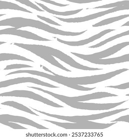 zebra seamless pattern. black and white stripped background. abstract organic pattern. vector background for fabric design, wrapping paper, textile and wallpaper.
