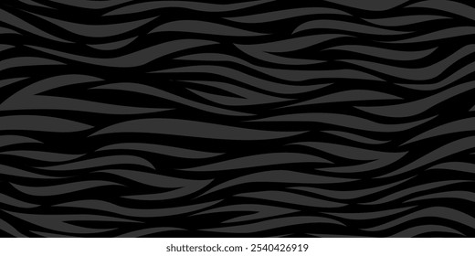 zebra seamless pattern. black and white stripped background. abstract organic pattern. vector background for fabric design, wrapping paper, textile and wallpaper.