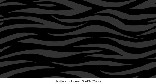 zebra seamless pattern. black and white stripped background. abstract organic pattern. vector background for fabric design, wrapping paper, textile and wallpaper.