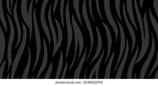 zebra seamless pattern. black and white stripped background. abstract organic pattern. vector background for fabric design, wrapping paper, textile and wallpaper.