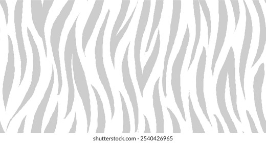zebra seamless pattern. black and white stripped background. abstract organic pattern. vector background for fabric design, wrapping paper, textile and wallpaper.