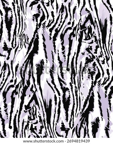 zebra seamless pattern. black and white stripped background. abstract organic pattern. vector background for fabric design, wrapping pAbstract Zebra Stripes Pattern. Safari Design. Vector Illustration