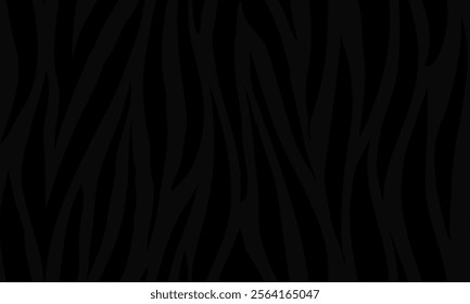 zebra seamless pattern. dark stripped background. abstract organic pattern. elegant background for fabric design, wrapping paper, textile and wallpaper.