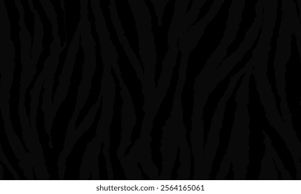 zebra seamless pattern. dark stripped background. abstract organic pattern. elegant background for fabric design, wrapping paper, textile and wallpaper.