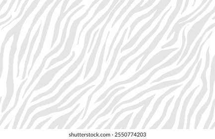 zebra seamless pattern. grey stripped background. abstract organic pattern. vector background for fabric design, wrapping paper, textile and wallpaper.