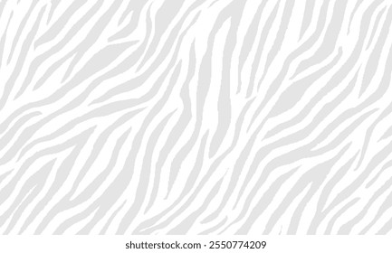 zebra seamless pattern. grey stripped background. abstract organic pattern. vector background for fabric design, wrapping paper, textile and wallpaper.