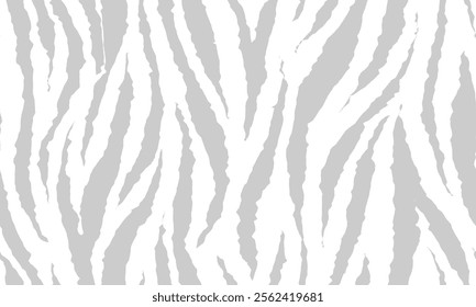 zebra seamless pattern. grey stripped background. abstract organic pattern. vector background for fabric design, wrapping paper, textile and wallpaper.