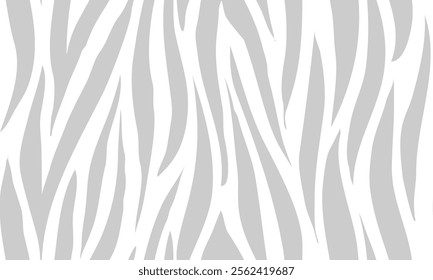 zebra seamless pattern. grey stripped background. abstract organic pattern. vector background for fabric design, wrapping paper, textile and wallpaper.