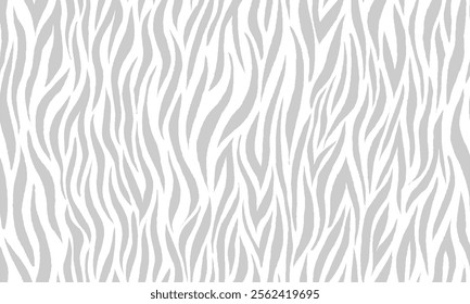 zebra seamless pattern. grey stripped background. abstract organic pattern. vector background for fabric design, wrapping paper, textile and wallpaper.